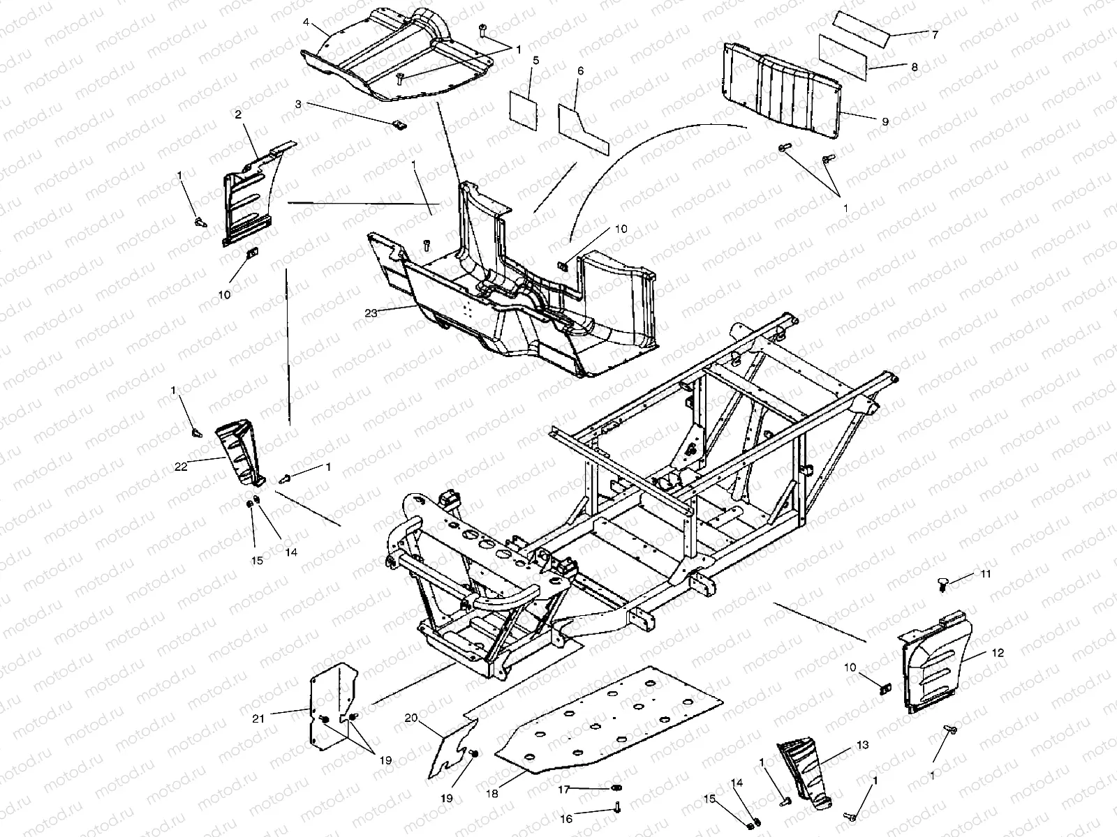MOLDINGS - C11RB42AA/C11RD50AA/AB/C11RF50AA (4981898189A05) | MOLDINGS - C11RB42AA/C11RD50AA/AB/C11RF50AA (4981898189A05)