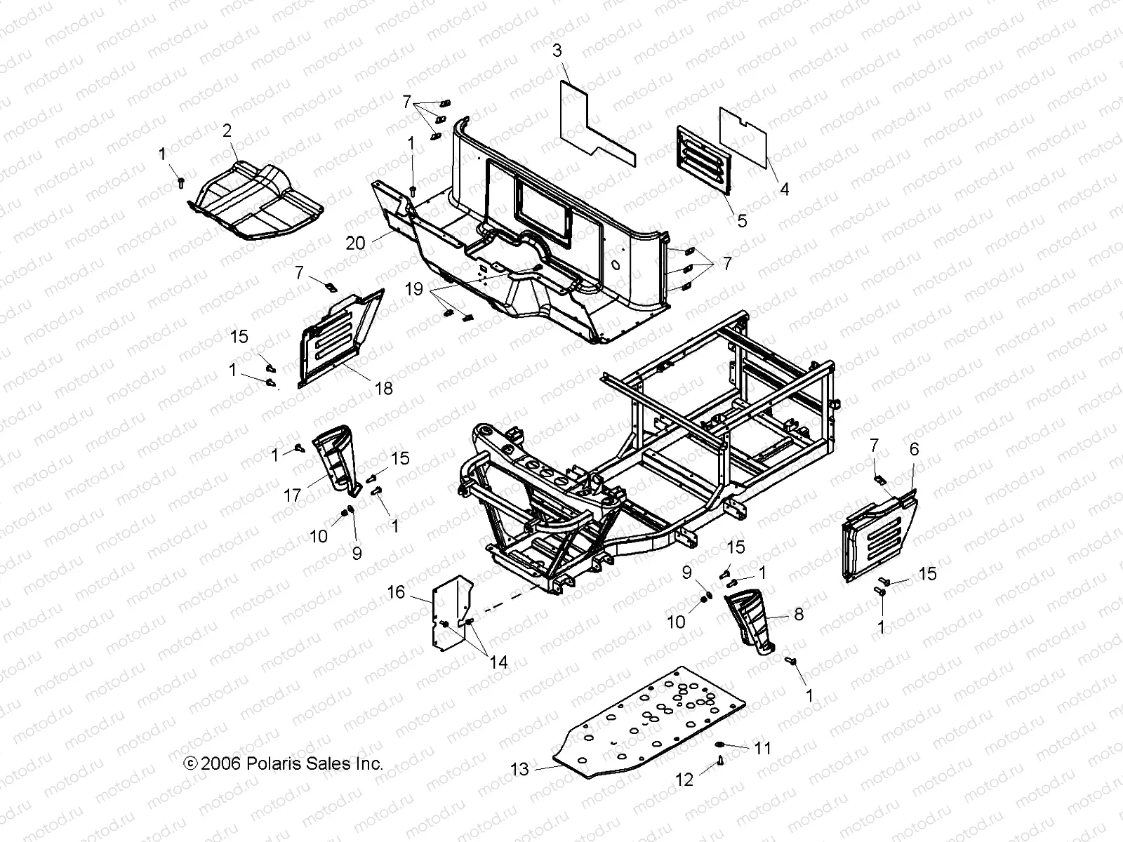 MOLDINGS - R07RH50AF/AR/AT (49RGRMOLDINGS07500) | MOLDINGS - R07RH50AF/AR/AT (49RGRMOLDINGS07500)