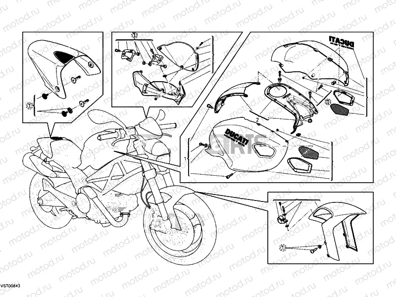 MONSTER ART FAIRING » PLASTICS