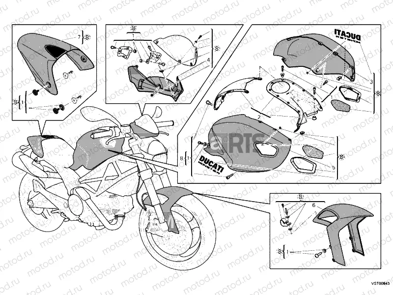 MONSTER ART FAIRING » PLASTICS