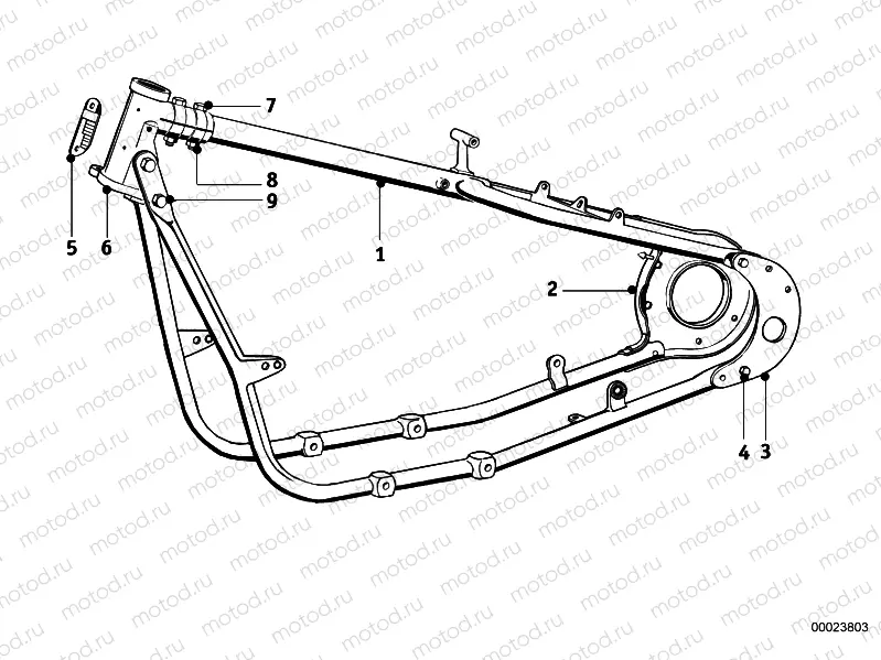 Motorcycle frame