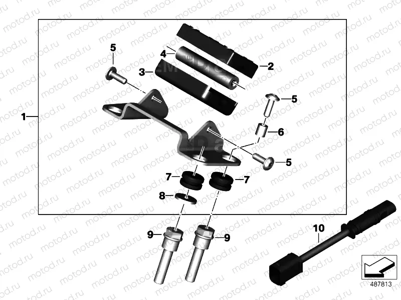 MOUNTED PARTS, BMW MOTORRAD NAVIGATOR