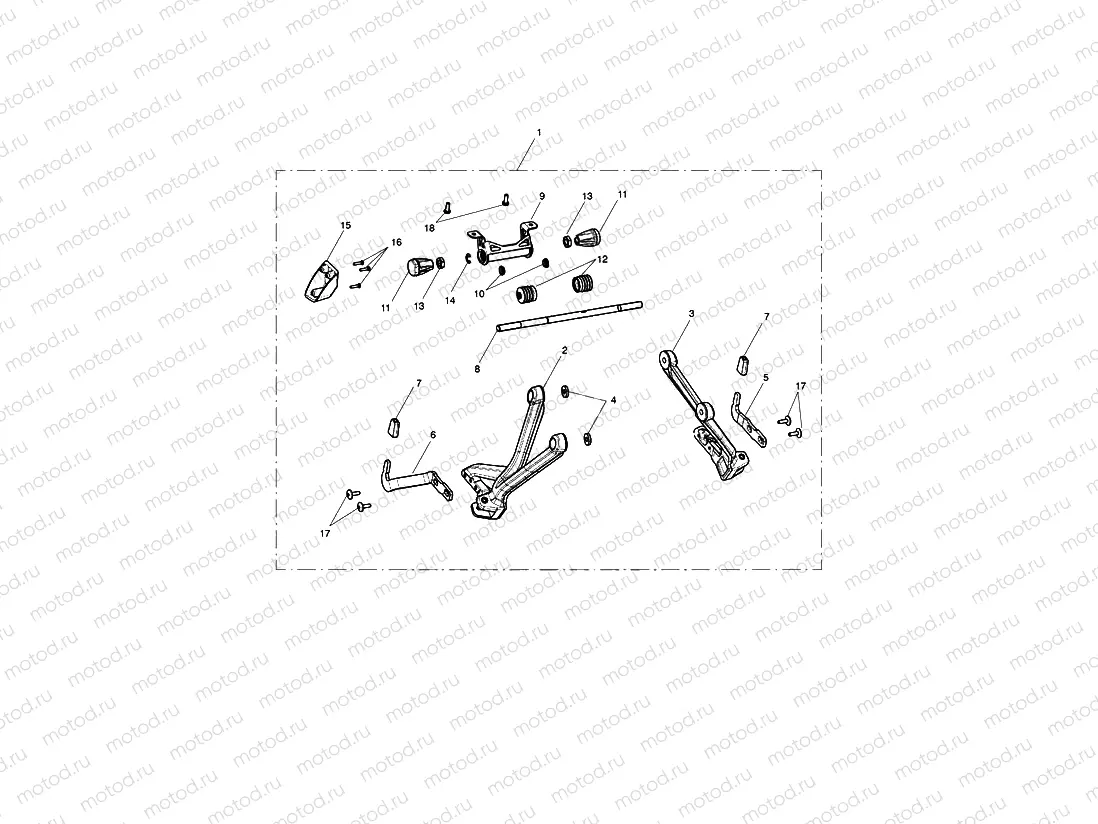 Mounting Kit, Adventure Pannier