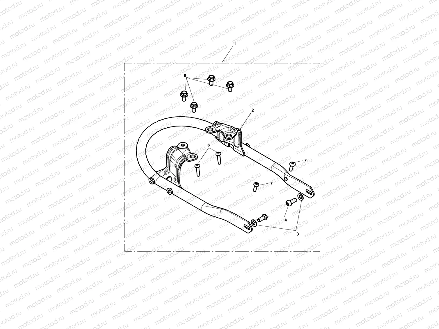 Mounting Kit, Grab Rail