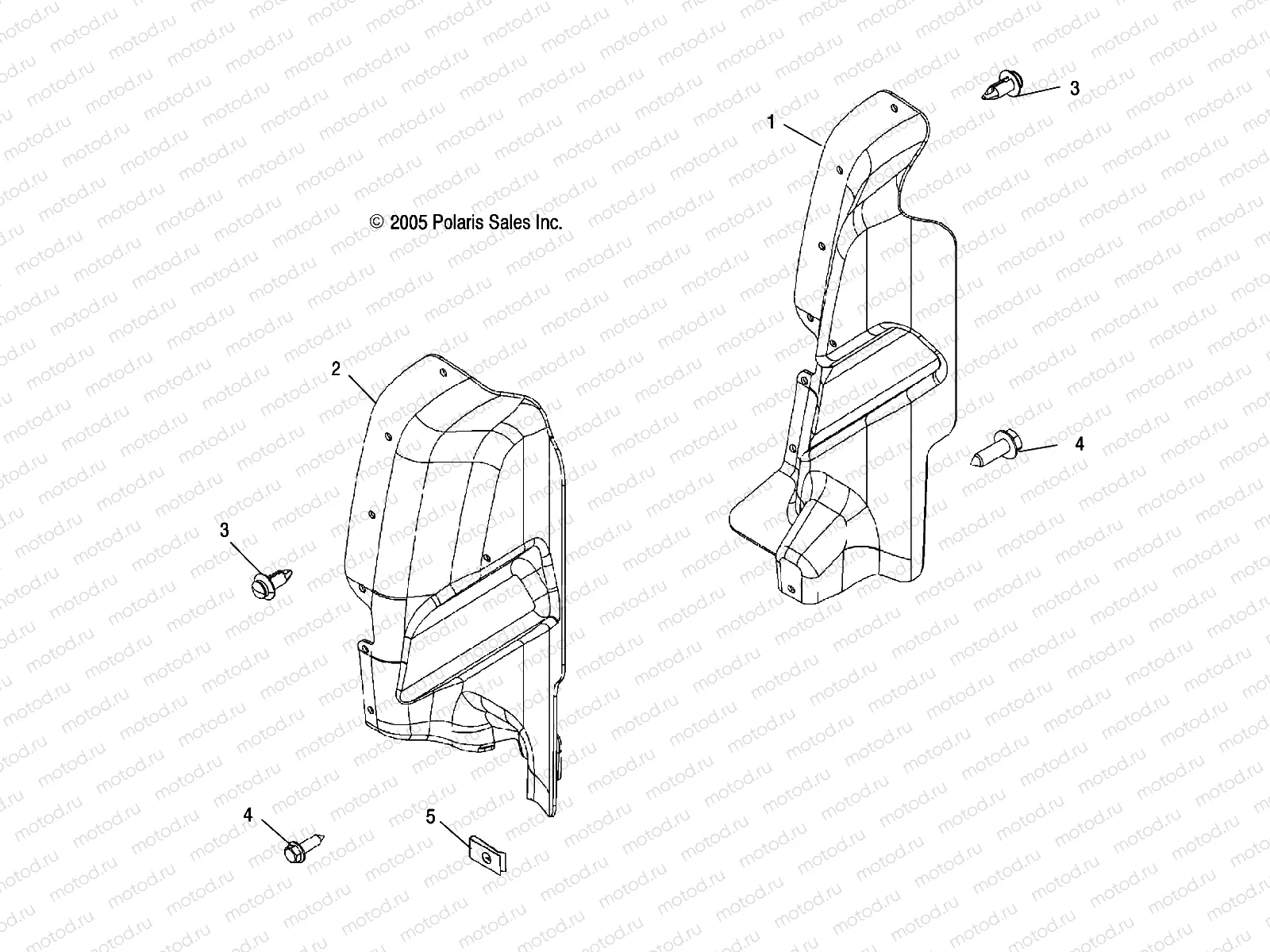 MUD GUARDS - A06LB27FA/LD27FB (4999206689920668A09) | MUD GUARDS - A06LB27FA/LD27FB (4999206689920668A09)