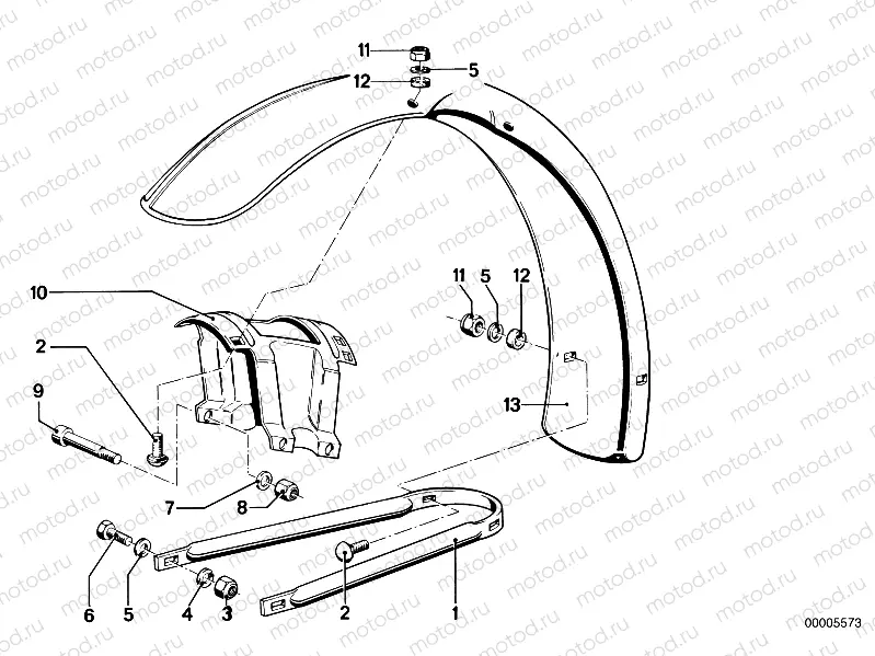 Mudguard front