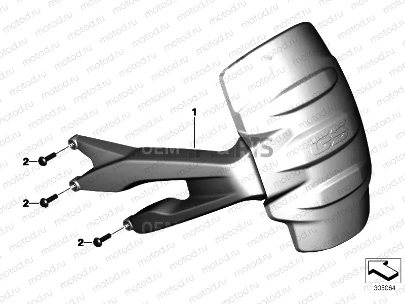 MUDGUARD REAR