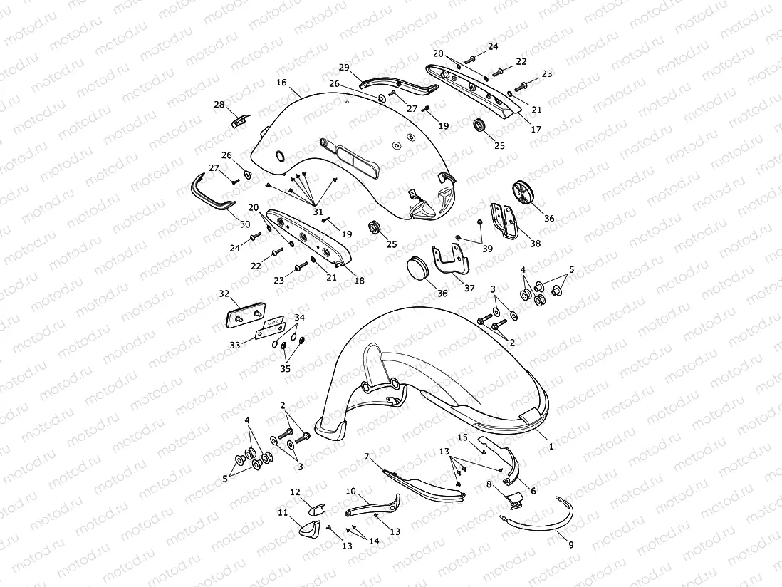 Mudguards 738584