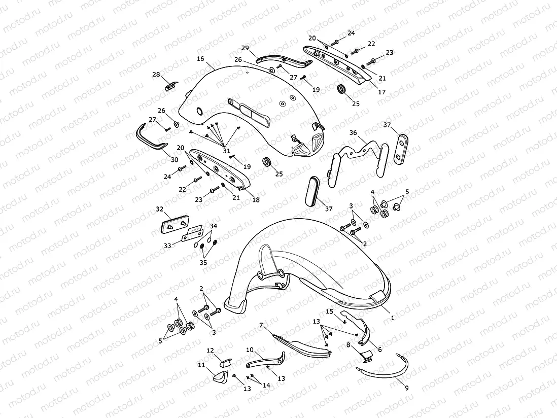 Mudguards 738585