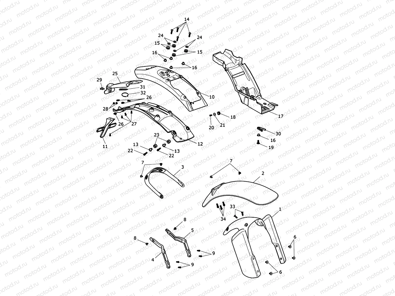 Mudguards - Steve McQueen Edition