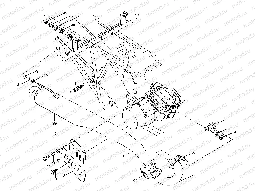 Muffler Mounting (4915951595008A) | Muffler Mounting (4915951595008A)