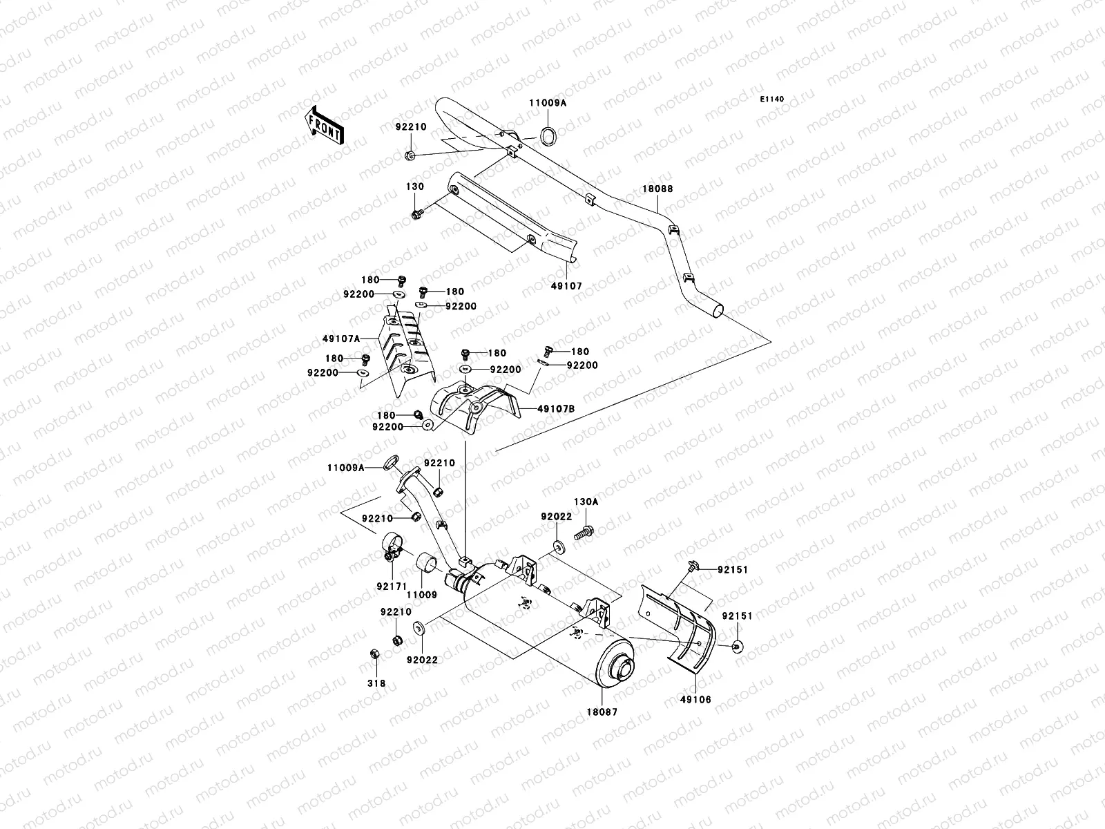 Muffler(s)(-JKAVFDA1 6B503806)