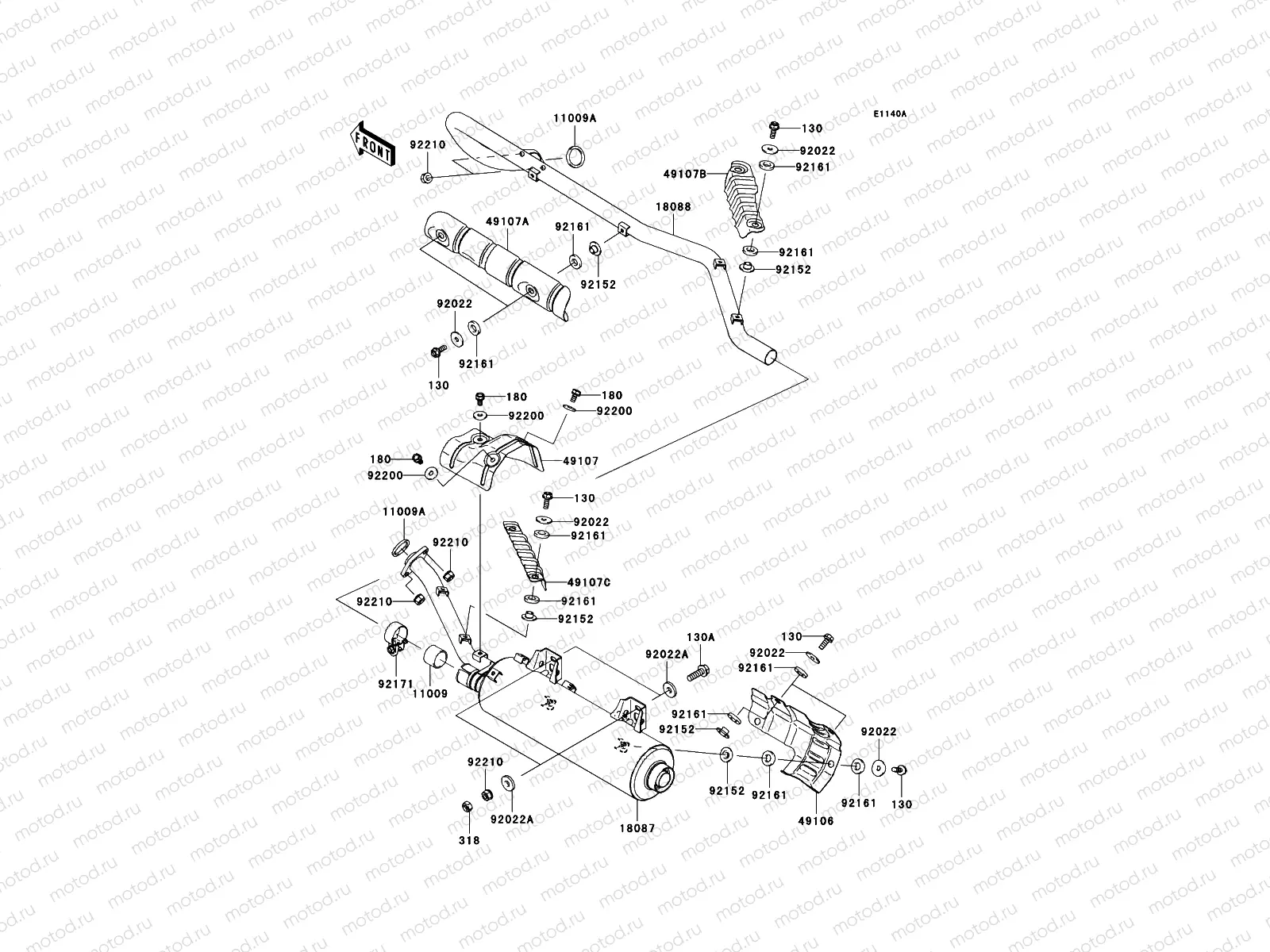 Muffler(s)(JKAVFDA1 6B503807-)