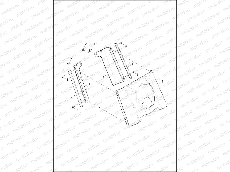 NACELLE - FLDE, FLHC, FLHCS
