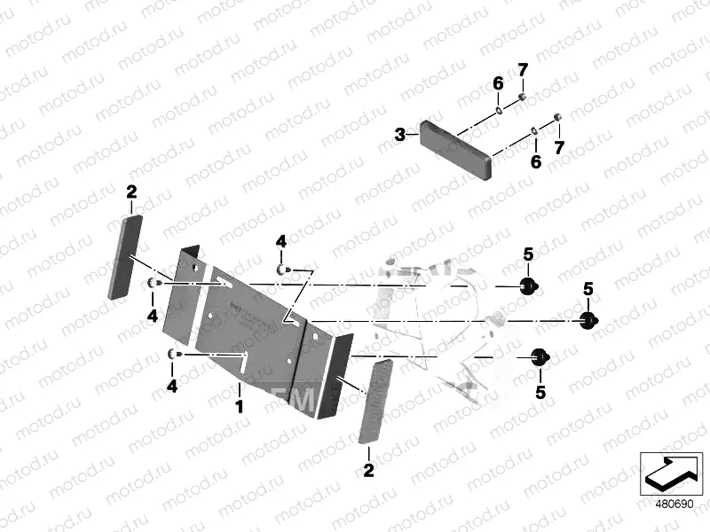 NUMBER PLATE BASEPLATE CHINA REFLECTORS