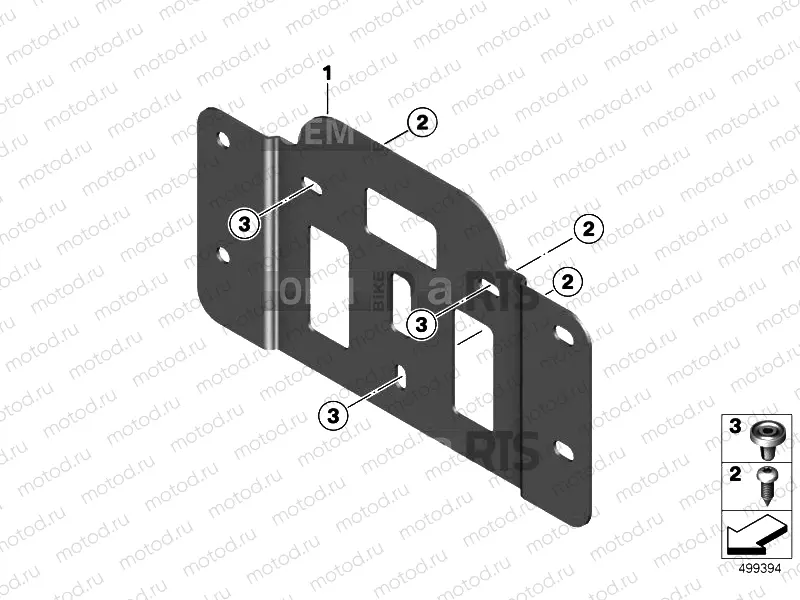 NUMBER PLATE BASEPLATE, INDIA