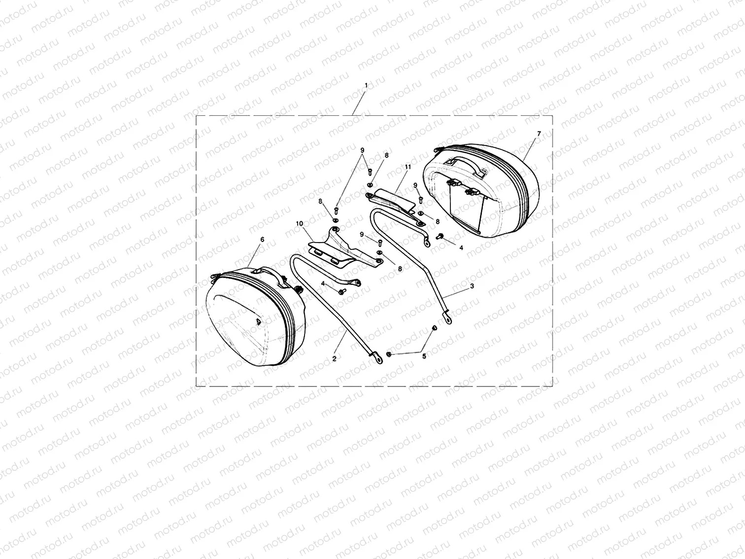 Nylon Panniers