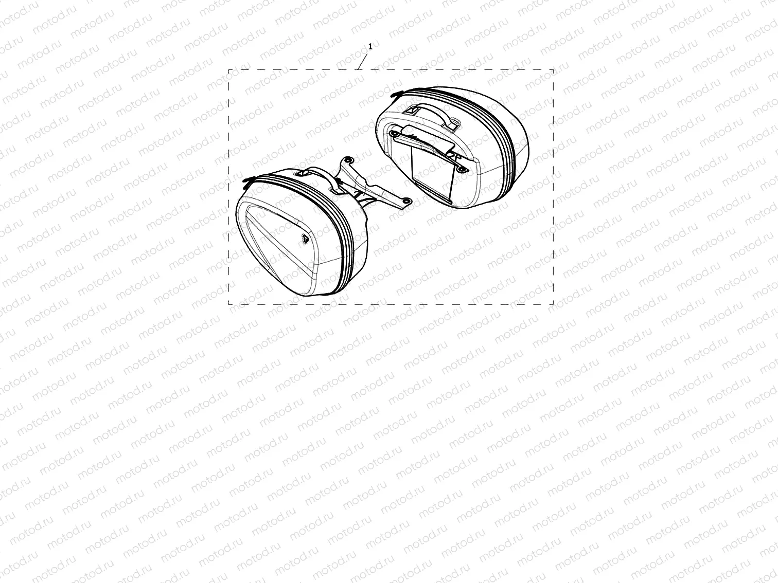 Nylon panniers kit