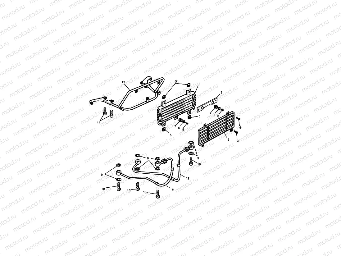 Oil Cooler 3 Cylinder » 35802