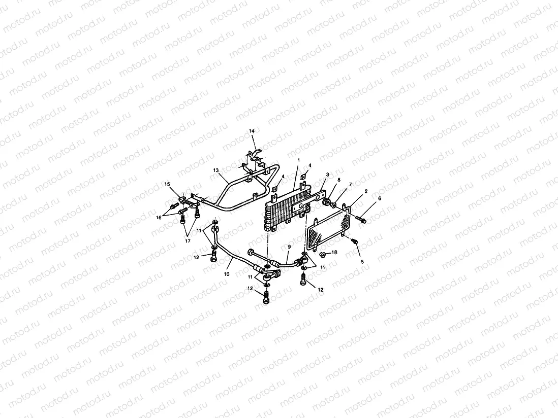 Oil Cooler 4 Cylinder