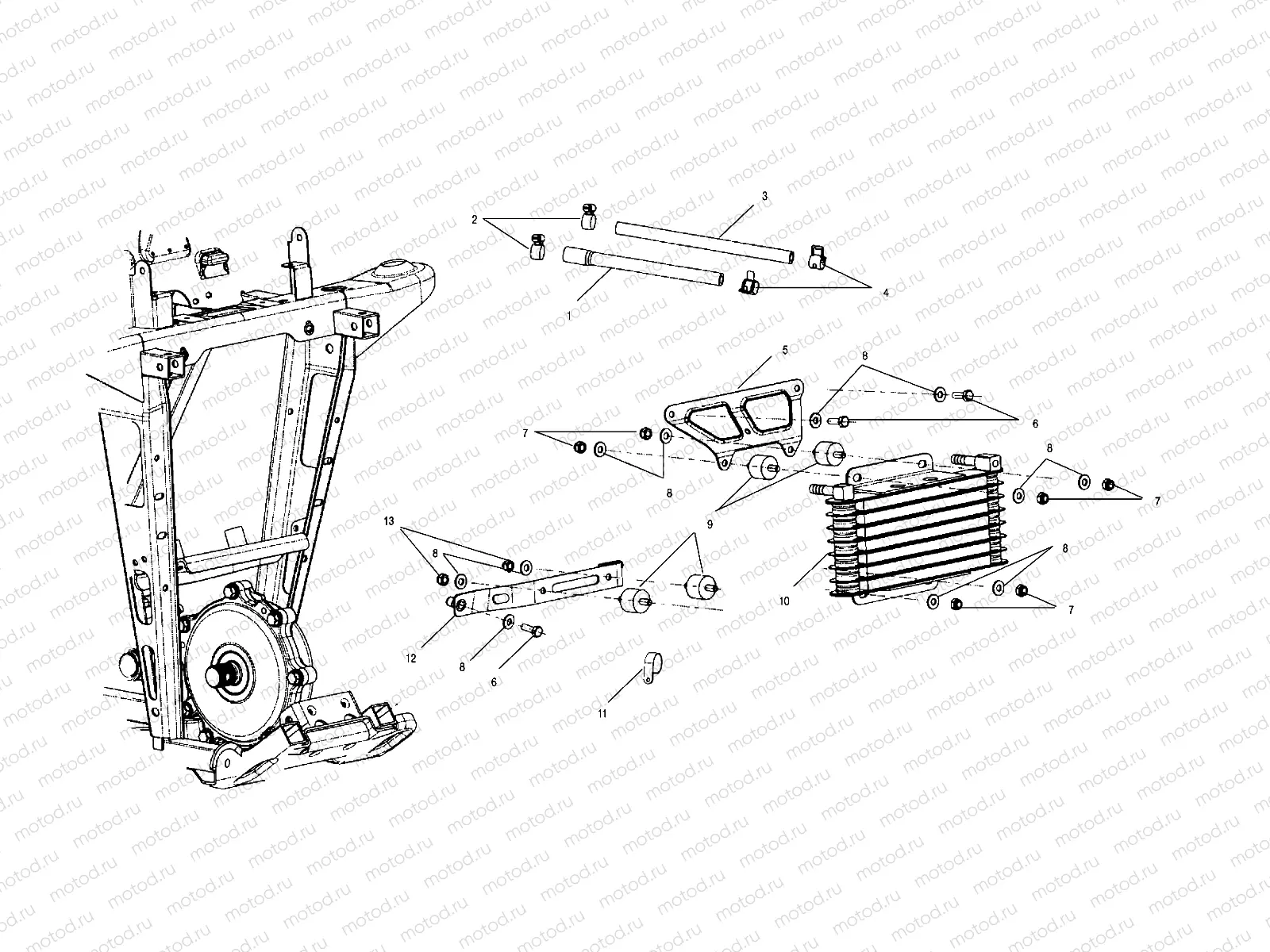 OIL COOLER - A00CK32AA (4954895489A014) | OIL COOLER - A00CK32AA (4954895489A014)