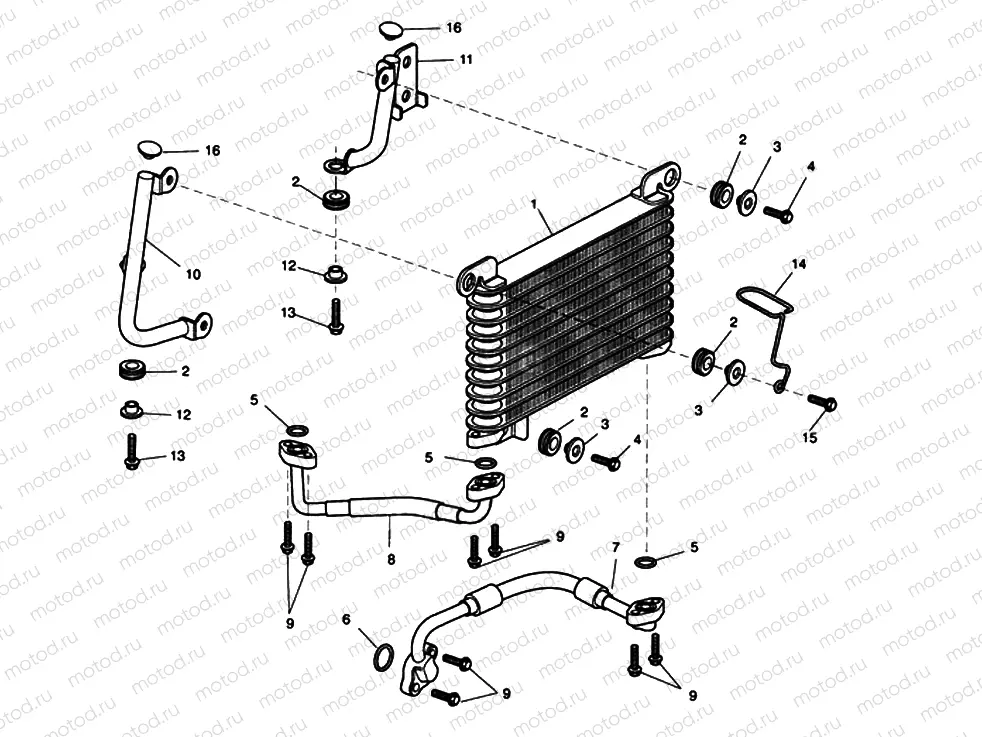 Oil Cooler Eng No 261327