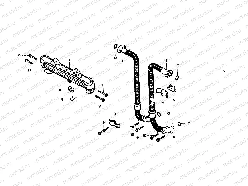 Oil cooler (FZ,FA)