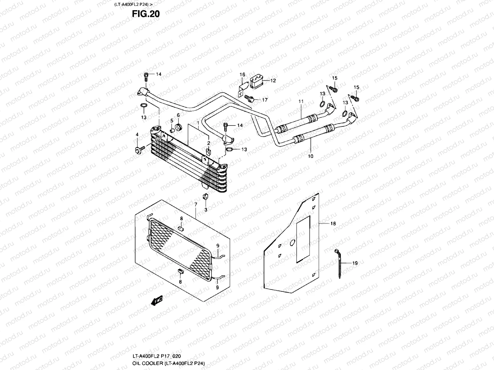 OIL COOLER (LT-A400FL2 P24)