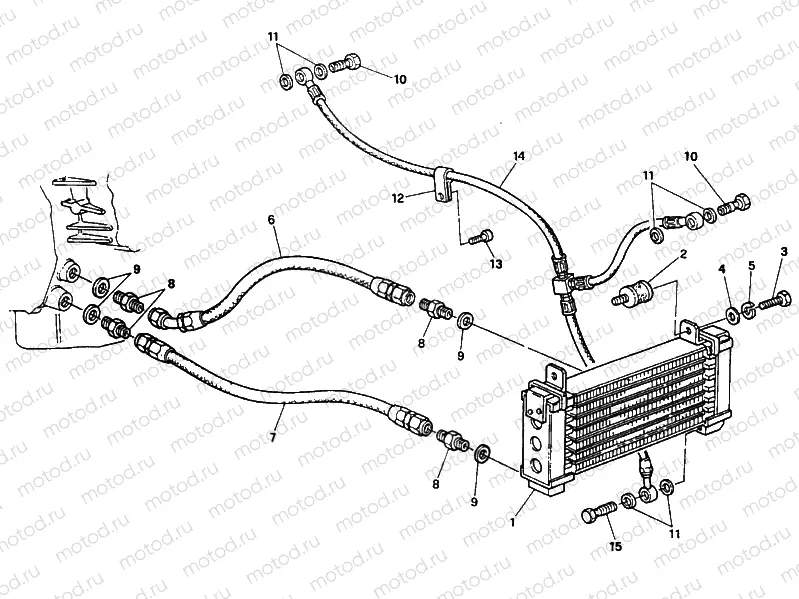 OIL COOLER » LUBRICATION SYSTEM