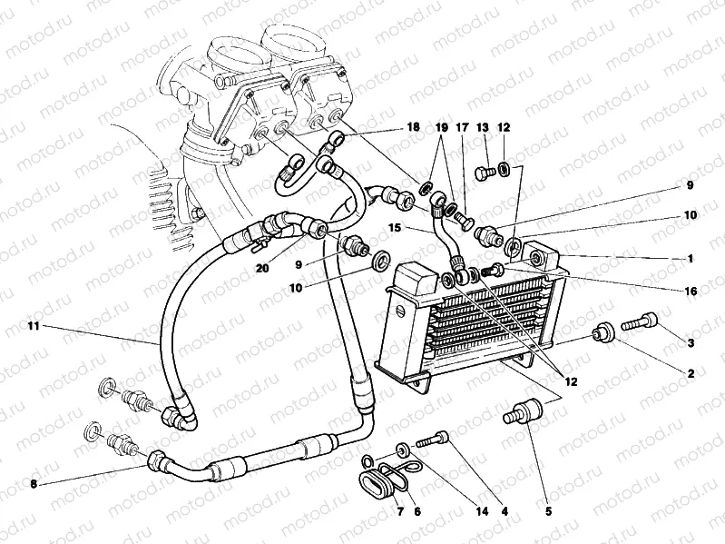 OIL COOLER » LUBRICATION SYSTEM
