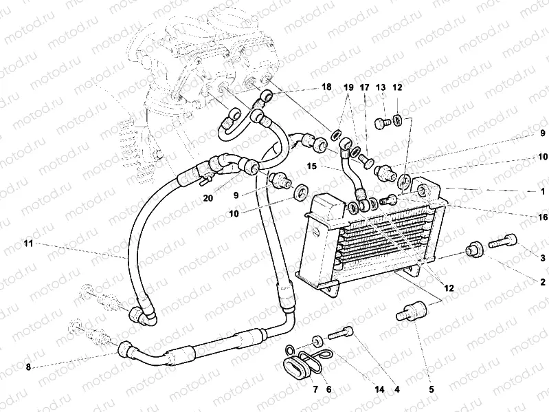 OIL COOLER » LUBRICATION SYSTEM