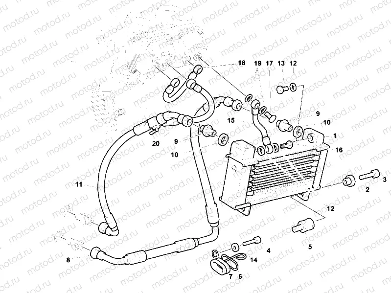 OIL COOLER » LUBRICATION SYSTEM
