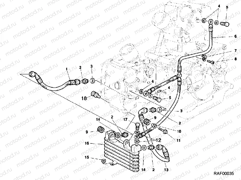 OIL COOLER » LUBRICATION SYSTEM