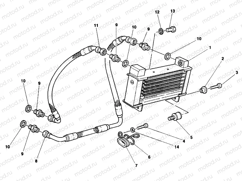 OIL COOLER » LUBRICATION SYSTEM