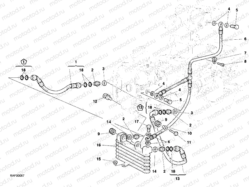 OIL COOLER » LUBRICATION SYSTEM