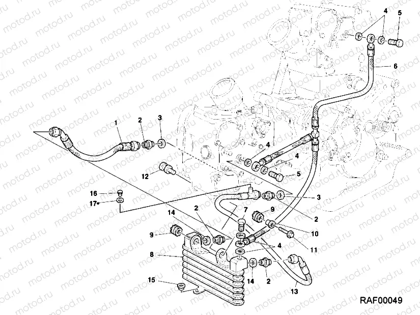 OIL COOLER » LUBRICATION SYSTEM