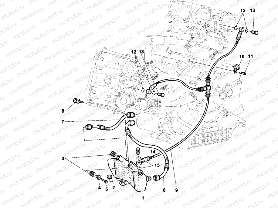 OIL COOLER » LUBRICATION SYSTEM