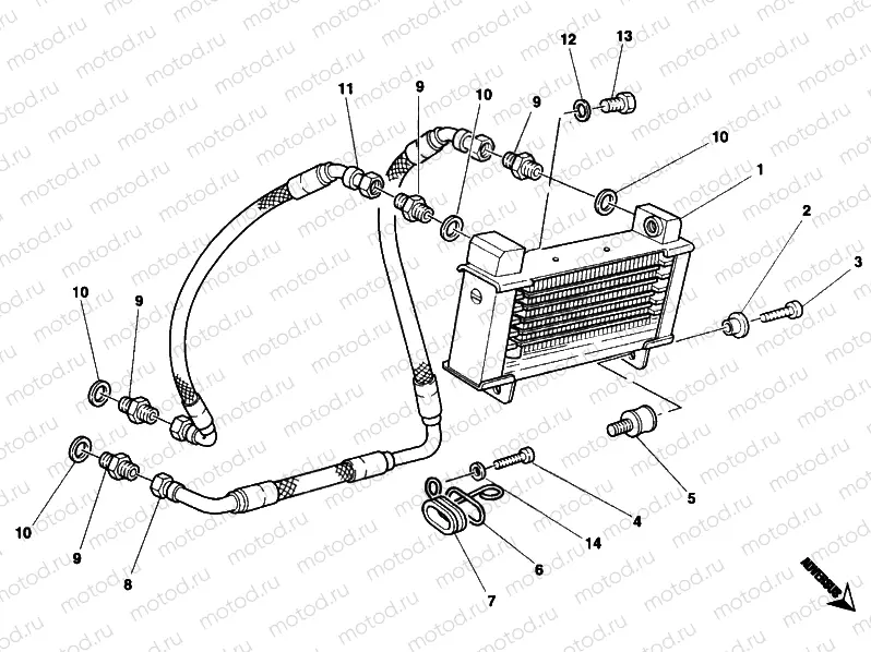 OIL COOLER » LUBRICATION SYSTEM