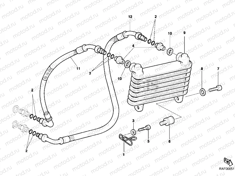 OIL COOLER » LUBRICATION SYSTEM