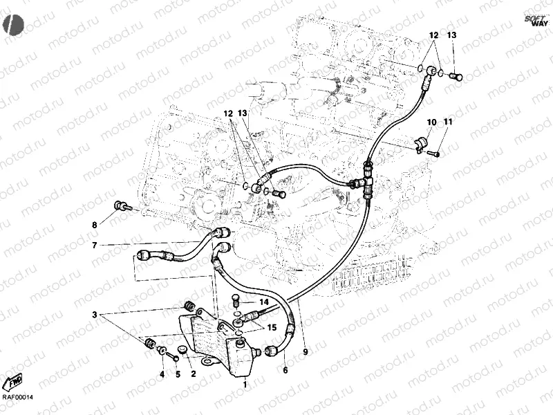 OIL COOLER » LUBRICATION SYSTEM