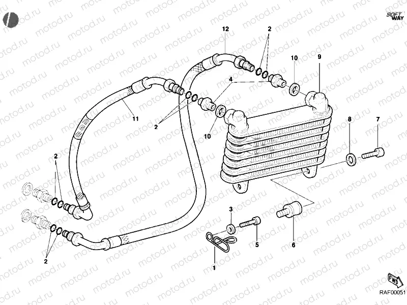 OIL COOLER » LUBRICATION SYSTEM