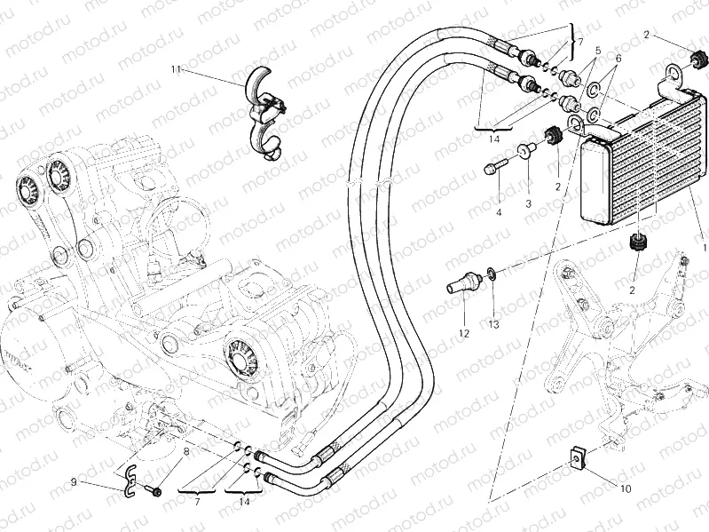 OIL COOLER » LUBRICATION SYSTEM