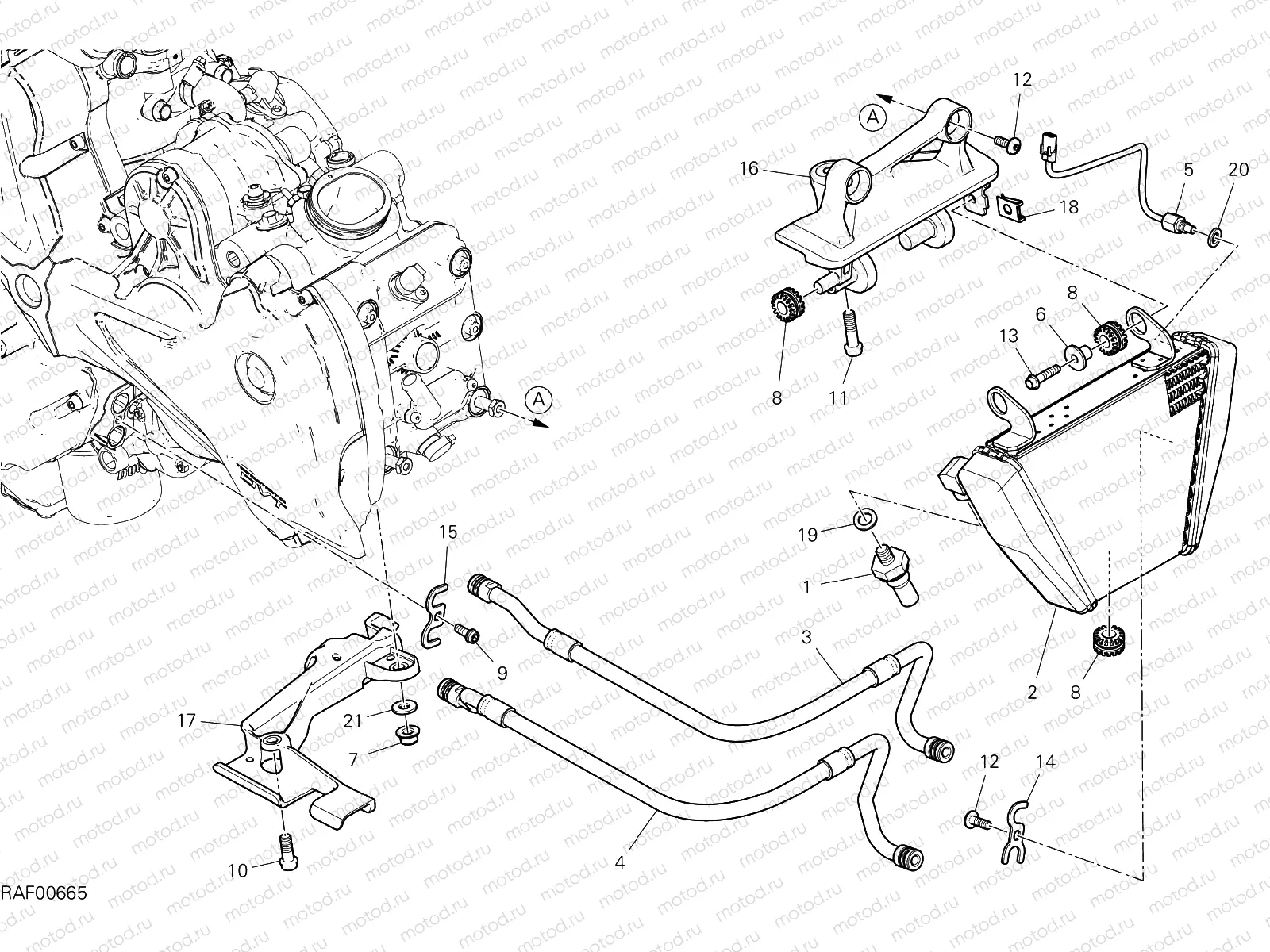 OIL COOLER [MOD:DVL1260]