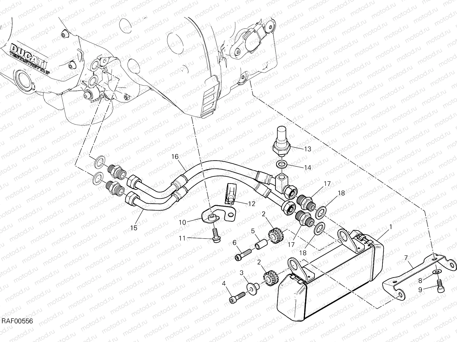 OIL COOLER [MOD:HYM 939]