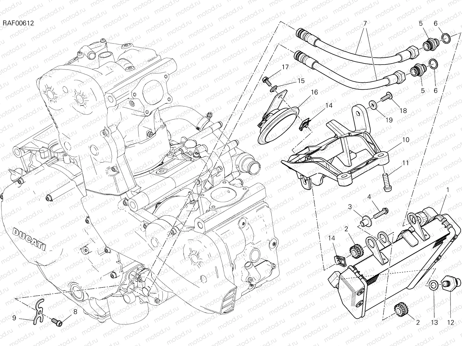 OIL COOLER [MOD:M 1200R]
