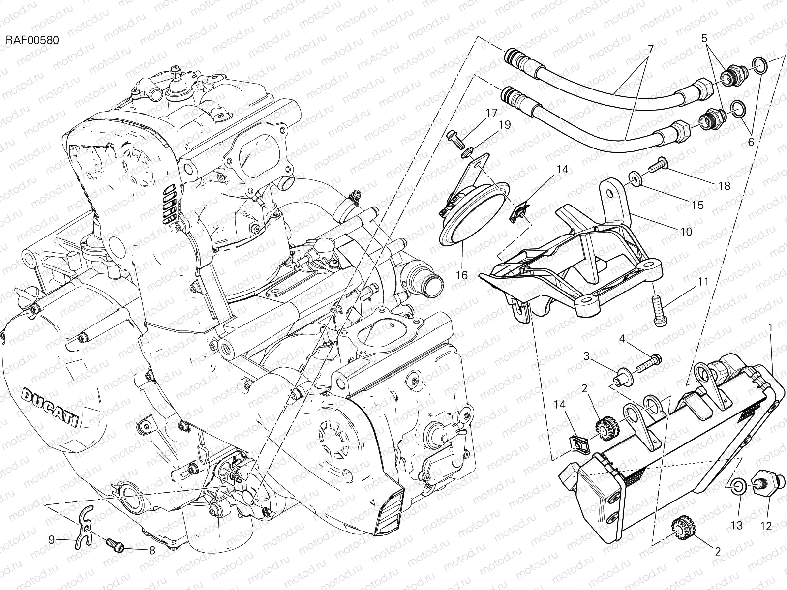 OIL COOLER [MOD:M 1200S]