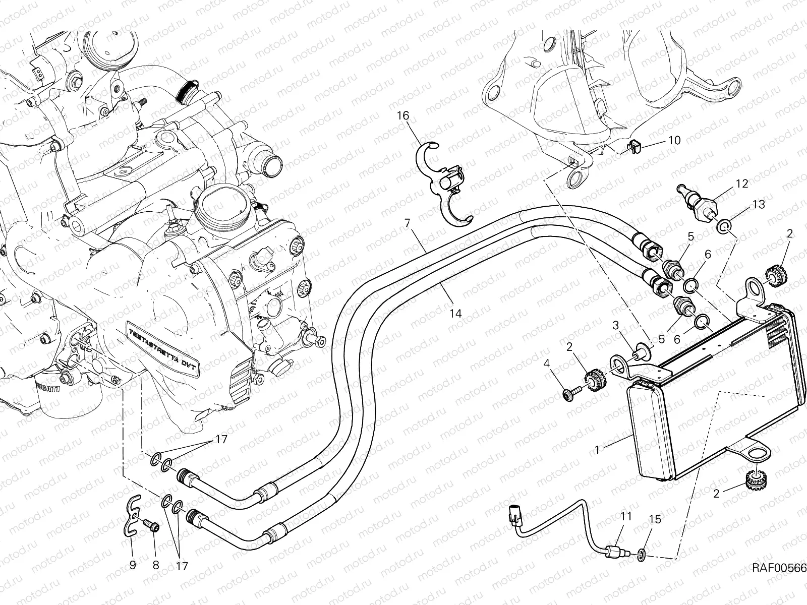 OIL COOLER [MOD:MS1200E;XPO:STD]