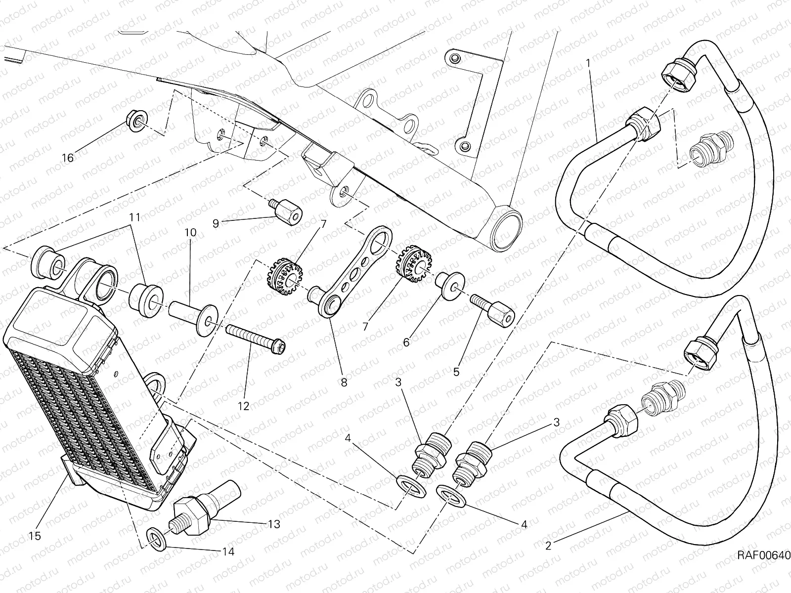 OIL COOLER [MOD:SCR800FH]