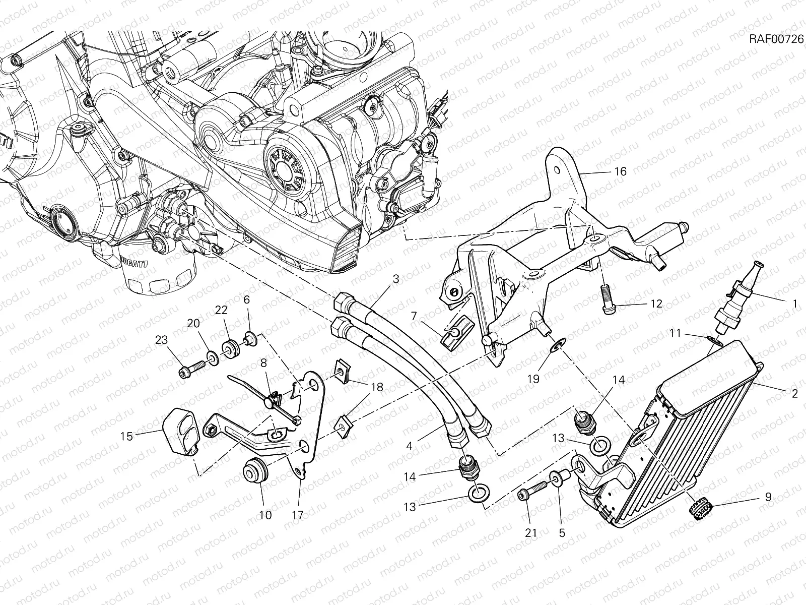 OIL COOLER [MOD:SS 950 S]