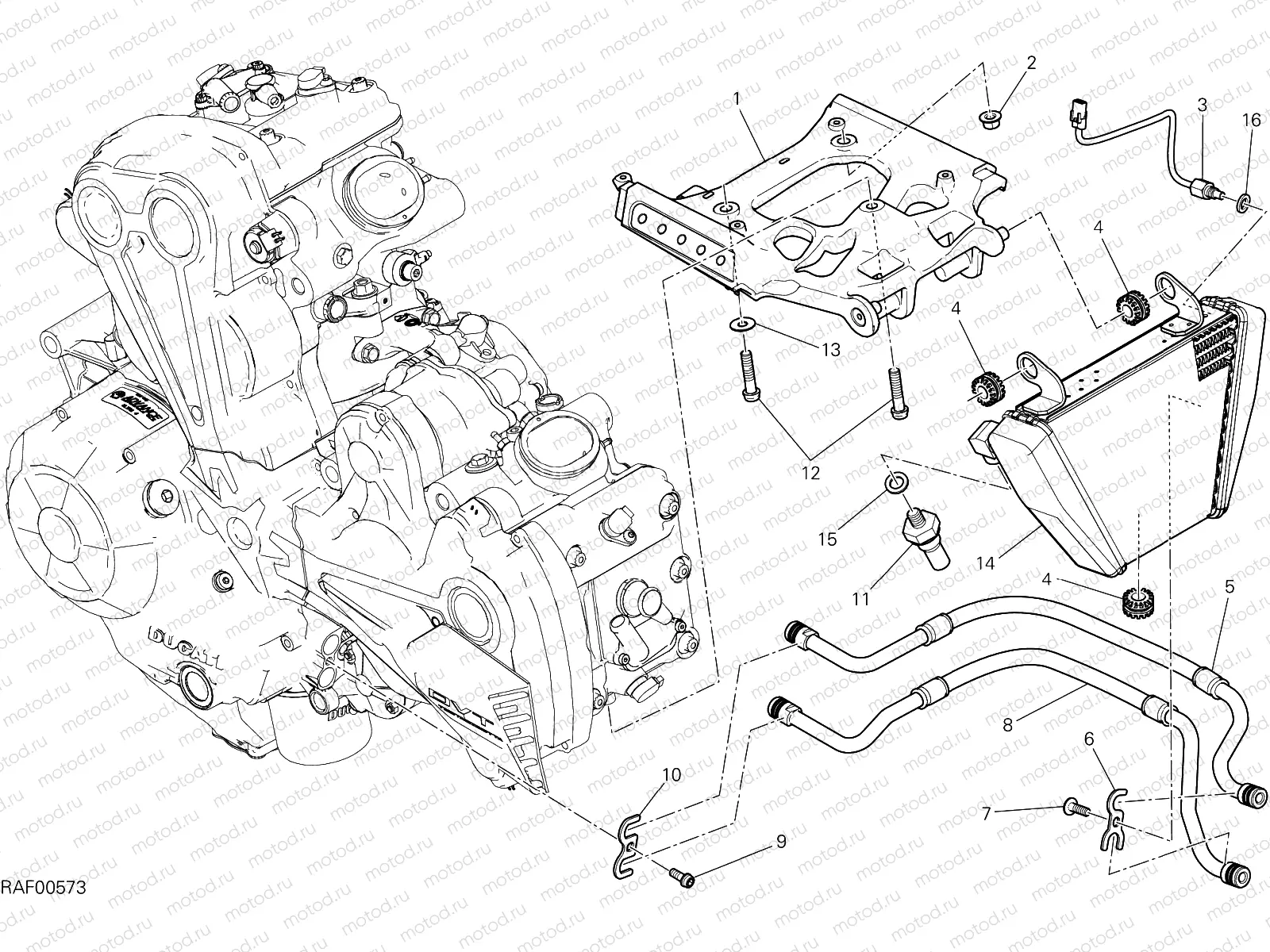 OIL COOLER [MOD:XDIAVEL]